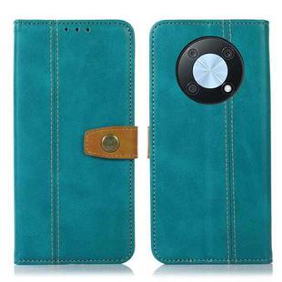 For Huawei Nova Y90/Enjoy 50 Pro Stitching Thread Calf Texture Leather Phone Case(Green)