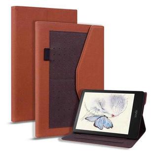 For Amazon Paperwhite 5 Business Storage Smart Leather Tablet Case(Brown)