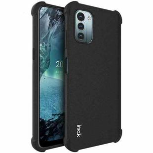 For Nokia G11/G21 IMAK All-inclusive Shockproof Airbag TPU Case (Matte Black)