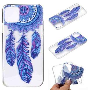 For iPhone 14 Coloured Drawing Pattern Transparent TPU Protective Case Max(Windmill)