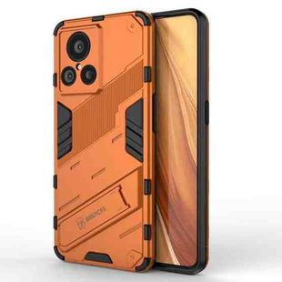 For Realme GT2 Explorer Master PC + TPU Shockproof Case with Invisible Holder(Orange)