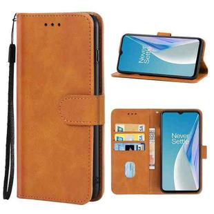 For OnePlus Nord N20 SE Leather Phone Case(Brown)