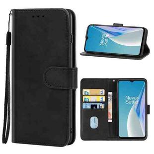For OnePlus Nord N20 SE Leather Phone Case(Black)