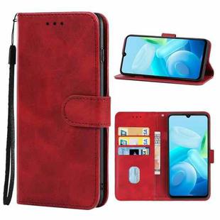 For vivo Y55 Leather Phone Case(Red)