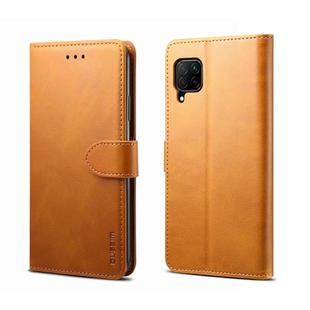 For Huawei P40 Lite/Nova 6 SE/7i GUSSIM Business Style Horizontal Flip Leather Case with Holder & Card Slots & Wallet(Khaki)