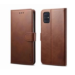 For Galaxy S20 GUSSIM Business Style Horizontal Flip Leather Case with Holder & Card Slots & Wallet(Brown)