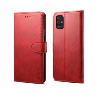 For Galaxy S20 Plus GUSSIM Business Style Horizontal Flip Leather Case with Holder & Card Slots & Wallet(Red)