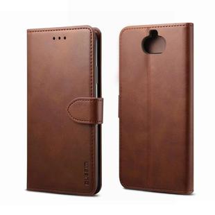 For Sony Xperia 8 / Xperia 20 GUSSIM Business Style Horizontal Flip Leather Case with Holder & Card Slots & Wallet(Brown)