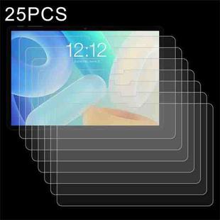 25 PCS 9H 0.3mm Explosion-proof Tempered Glass Film For Teclast M40 Air