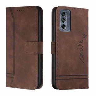 For Motorola Moto G62 5G Retro Skin Feel Horizontal Flip Leather Phone Case(Coffee)