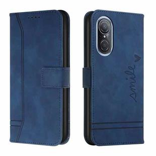 For Huawei nova 9 SE Retro Skin Feel Horizontal Flip Leather Phone Case(Blue)