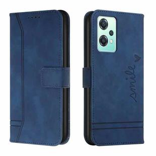 For OnePlus Nord 2 Lite 5G Retro Skin Feel Horizontal Flip Leather Phone Case(Blue)