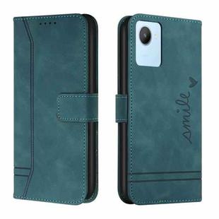 For Realme C30 Retro Skin Feel Horizontal Flip Leather Phone Case(Army Green)