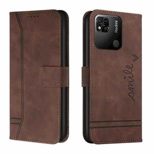 For Xiaomi Redmi 10A Retro Skin Feel Horizontal Flip Leather Phone Case(Coffee)
