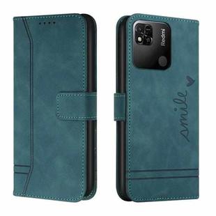 For Xiaomi Redmi 10A Retro Skin Feel Horizontal Flip Leather Phone Case(Army Green)