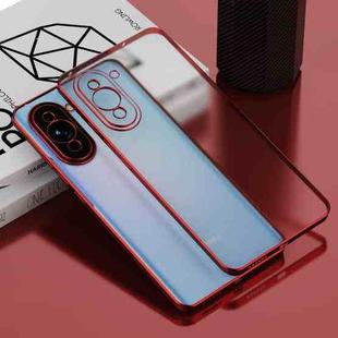 For Huawei nova 10 Electroplated Frosted Phone Case(Red)