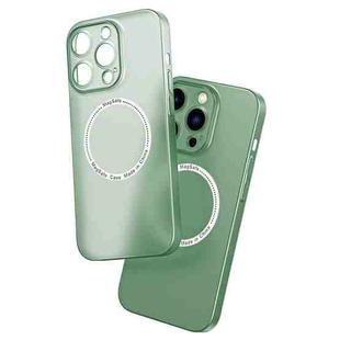 For iPhone 12 Pro Max Magsafe Magnetic Frosted PP Phone Case(Green)