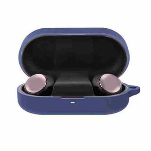 EQ Silicone Bluetooth Earphone Cover with Carabiner For B&O Beoplay(Dark Blue)