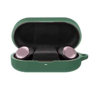 EQ Silicone Bluetooth Earphone Cover with Carabiner For B&O Beoplay(Dark Green)