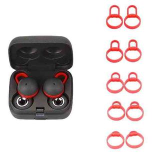 Bluetooth Headset Silicone Ear Cap Set For Sony LinkBuds WF-L900(Red)