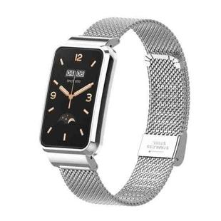 For Xiaomi Mi Band 7 Pro Milan Buckle Steel Metal Watch Band(Silver)