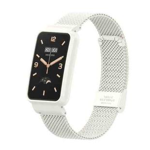 For Xiaomi Mi Band 7 Pro Milan Buckle Steel Metal Watch Band(Ivory White)