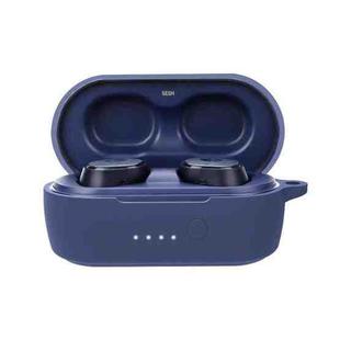 Little Magic Bean Bluetooth Earphone Silicone Case For Skullcandy Sesh Evo(Dark Blue)