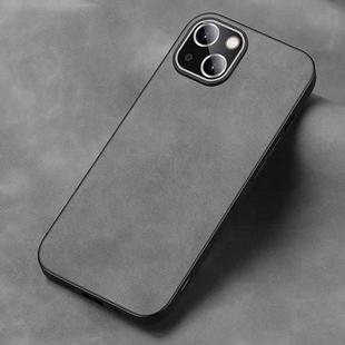 Frosted Skin Feel Phone Case For iPhone 13(Silver Grey)