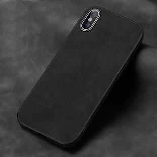 Frosted Skin Feel Phone Case For iPhone XS Max(Black)