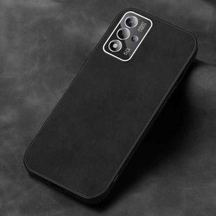 For OPPO A93s Frosted Skin Feel Phone Case(Black)