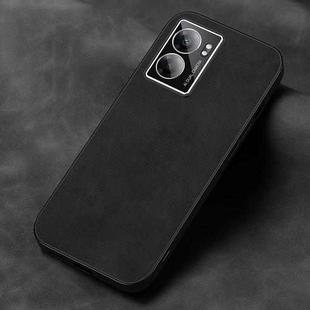 For OPPO A57 Frosted Skin Feel Phone Case(Black)