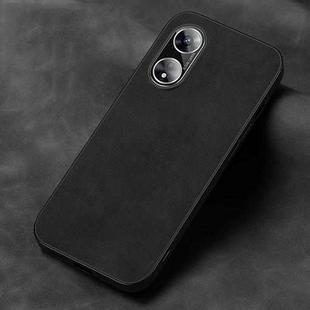 For OPPO A97 Frosted Skin Feel Phone Case(Black)