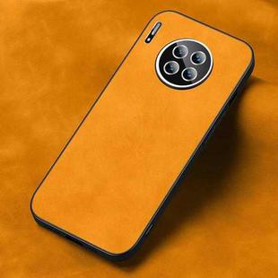 For Huawei Mate 30 Pro Frosted Skin Feel Phone Case(Light Red Orange)