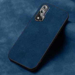 For Huawei nova 6 Frosted Skin Feel Phone Case(Blue)