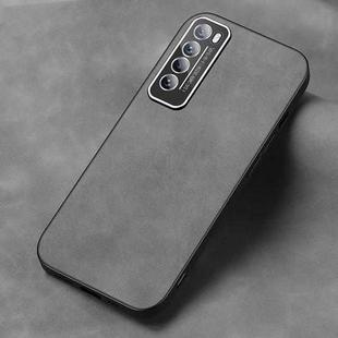 For Huawei nova 7 Frosted Skin Feel Phone Case(Silver Grey)