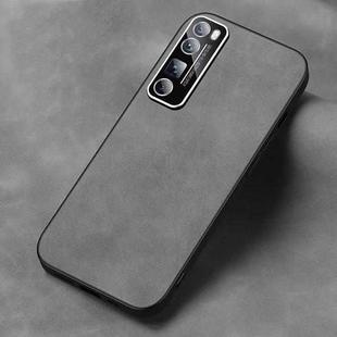 For Huawei nova 7 Pro Frosted Skin Feel Phone Case(Silver Grey)