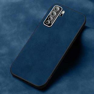For Huawei nova 7 SE Frosted Skin Feel Phone Case(Blue)