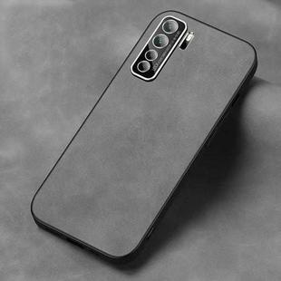 For Huawei nova 7 SE Frosted Skin Feel Phone Case(Silver Grey)