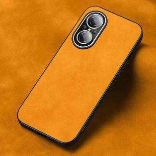 For Huawei nova 9 SE Frosted Skin Feel Phone Case(Light Red Orange)