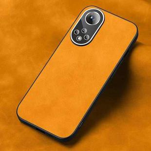 For Honor 50 Frosted Skin Feel Phone Case(Light Red Orange)