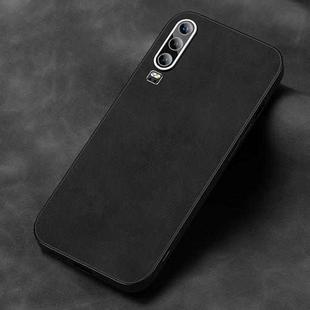 For Huawei P30 Frosted Skin Feel Phone Case(Black)