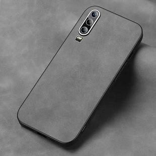 For Huawei P30 Frosted Skin Feel Phone Case(Silver Grey)