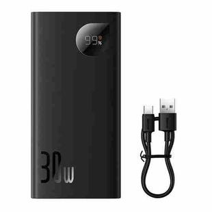 Baseus Adaman2 PPAD040001 10000mAh 30W Digital Display Fast Charge Power Bank with Type-C Cable(Black)