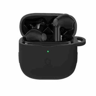 Pure Color Bluetooth Earphone Silicone Case For SoundPEATS Air 3(Black)