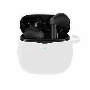 Pure Color Bluetooth Earphone Silicone Case For SoundPEATS Air 3(White)