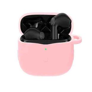 Pure Color Bluetooth Earphone Silicone Case For SoundPEATS Air 3(Pink)