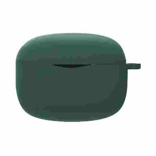 Pure Color Bluetooth Earphone Silicone Case For SoundPEATS Air3 Pro(Dark Green)