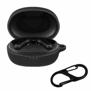 Pure Color Bluetooth Earphone Silicone Case For Anker Soundcore Life P2 Mini(Black)