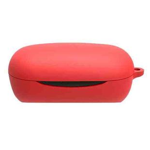 Pure Color Bluetooth Earphone Silicone Case For Sony WF-XB700(Red)