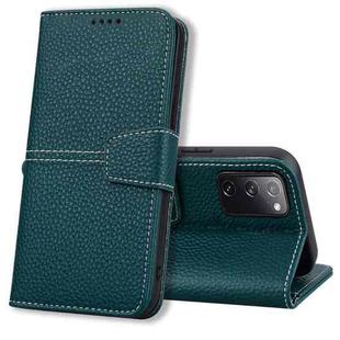 For Samsung Galaxy S20 FE 5G Litchi RFID Leather Phone Case(Green)